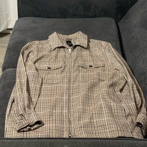 H&N Men Zip Up Flannel